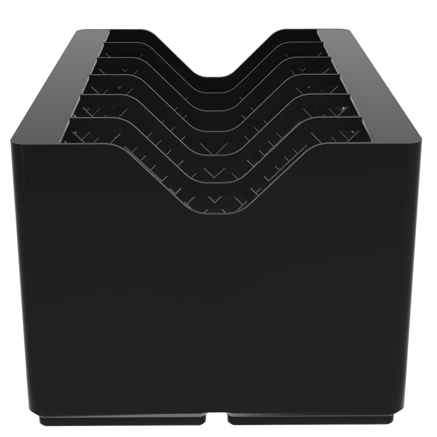 bild nr 3 på produkten: Gridfinity Kompatibel, Kabelförvaring, 2x3 Rutor, Funkar med magneter