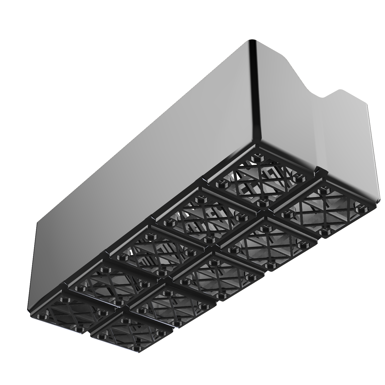 bild nr 1 på produkten: Gridfinity Kompatibel, Kabelförvaring, 2x5 Rutor, Funkar med magneter
