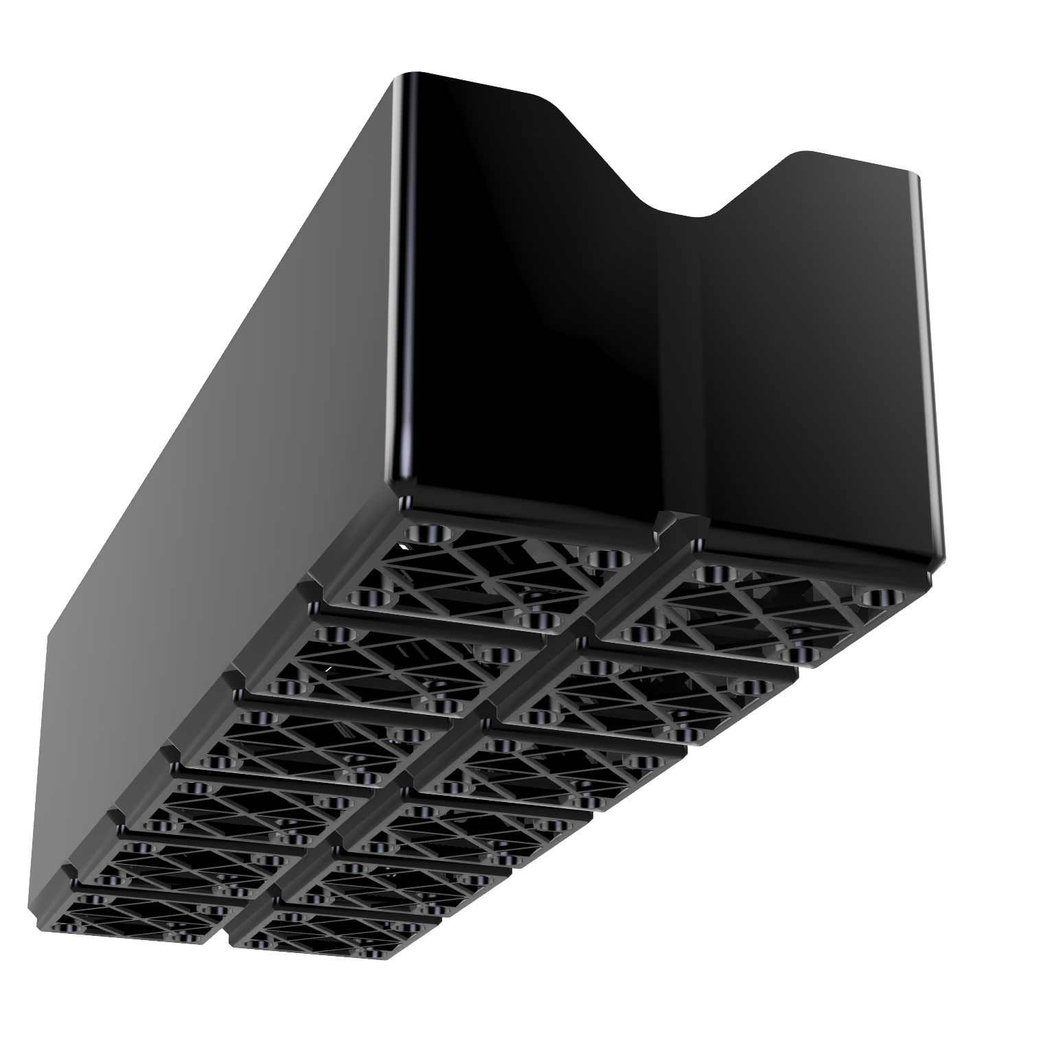 bild nr 3 på produkten: Gridfinity Kompatibel, Kabelförvaring, 2x6 Rutor, Funkar med magneter