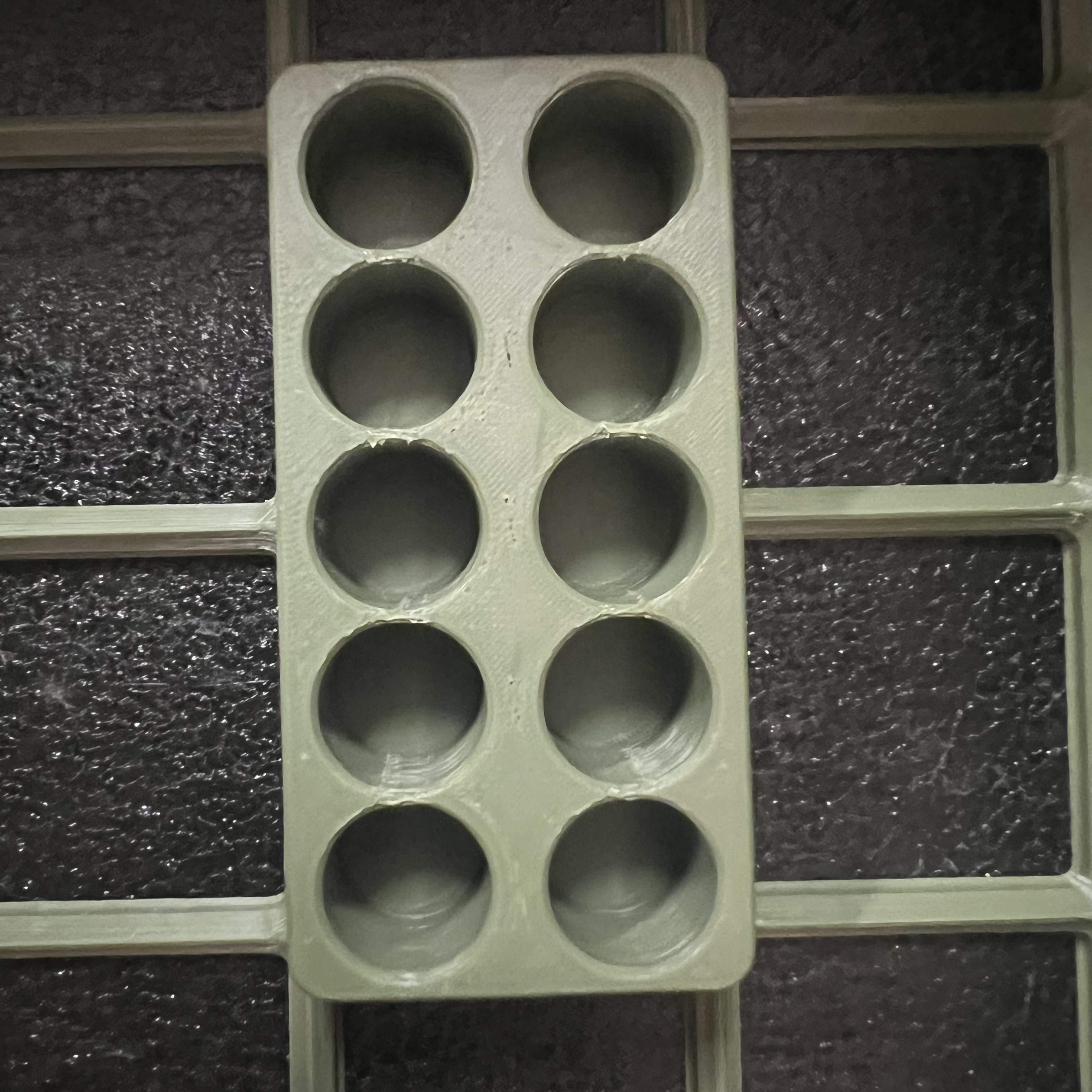 bild nr 2 på produkten: Gridfinity Kompatibel, AA batteri hållare 10 st