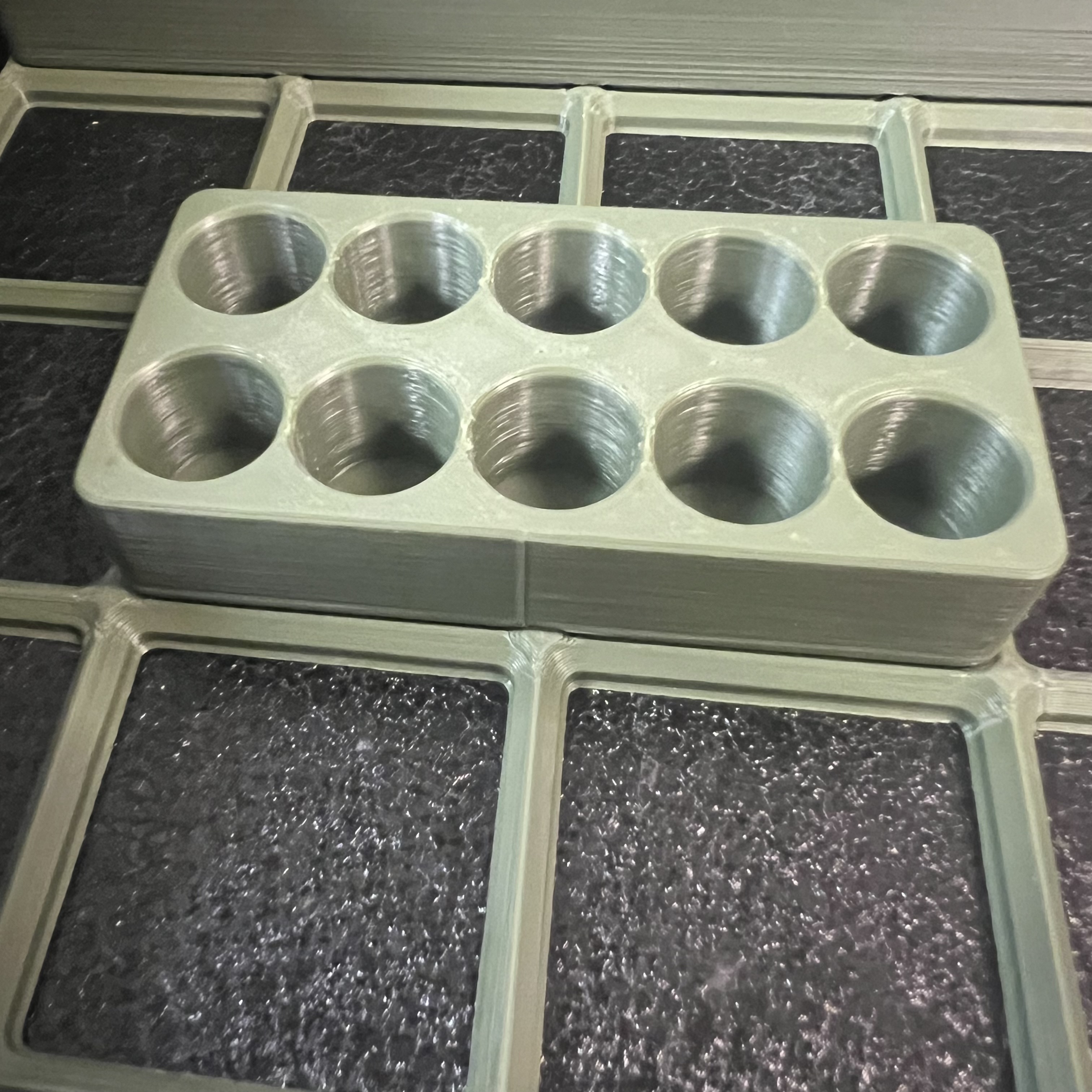 bild nr 4 på produkten: Gridfinity Kompatibel, AA batteri hållare 10 st