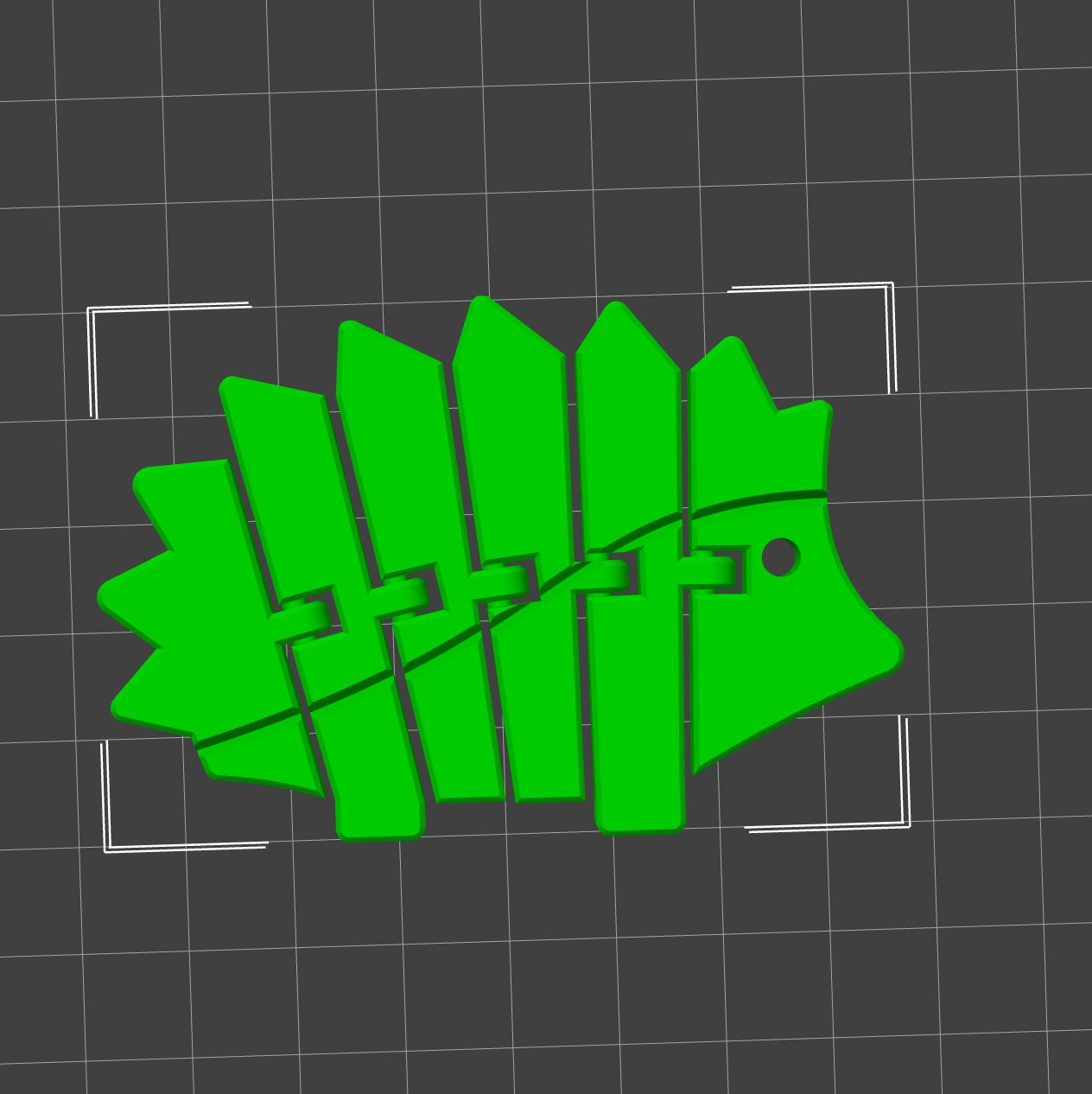 Bild på 3D printad produkt med namn: Flexi Igelkott - Med Rörliga Leder 