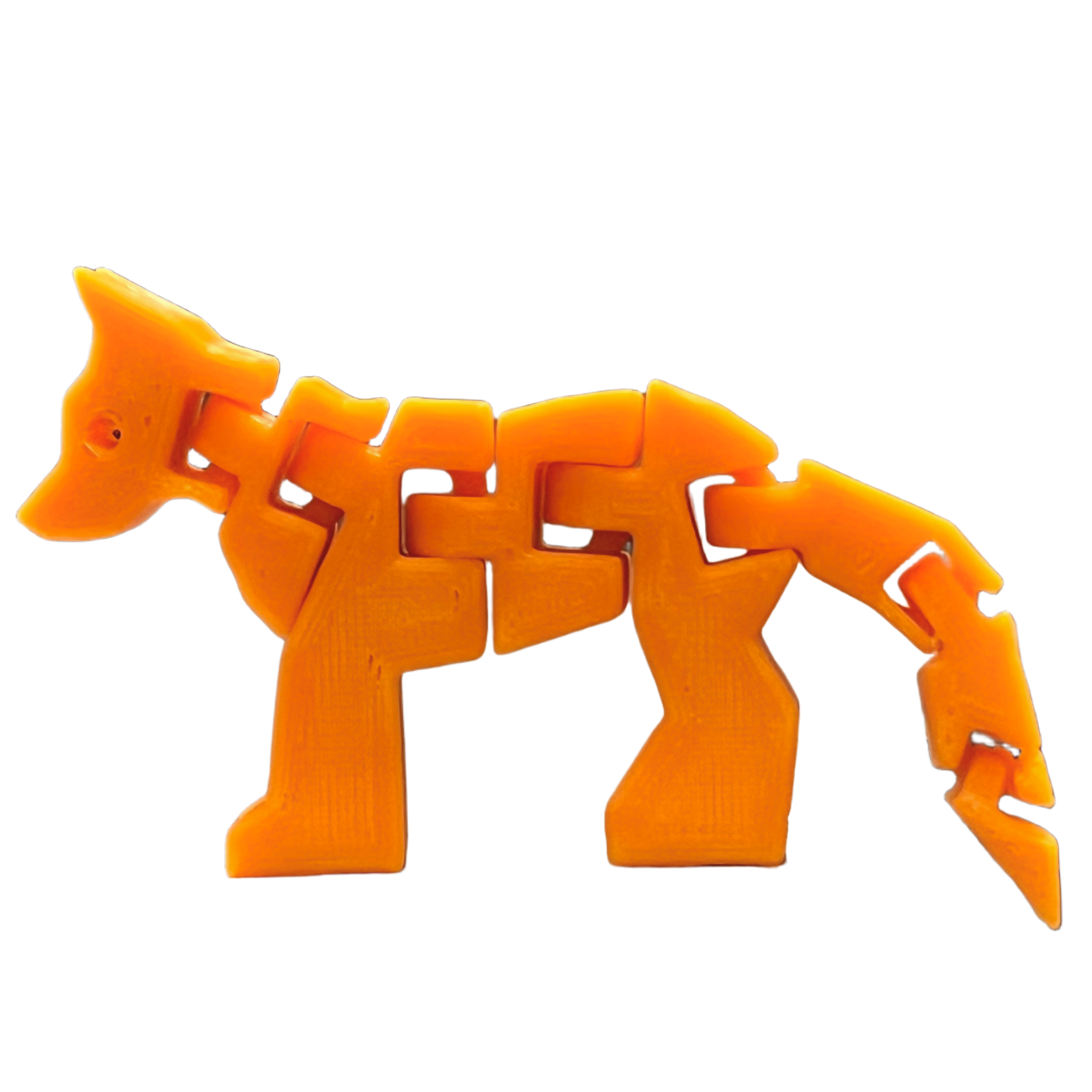 Bild på 3D printad produkt med namn: Flexi Räv - Rörliga Leder