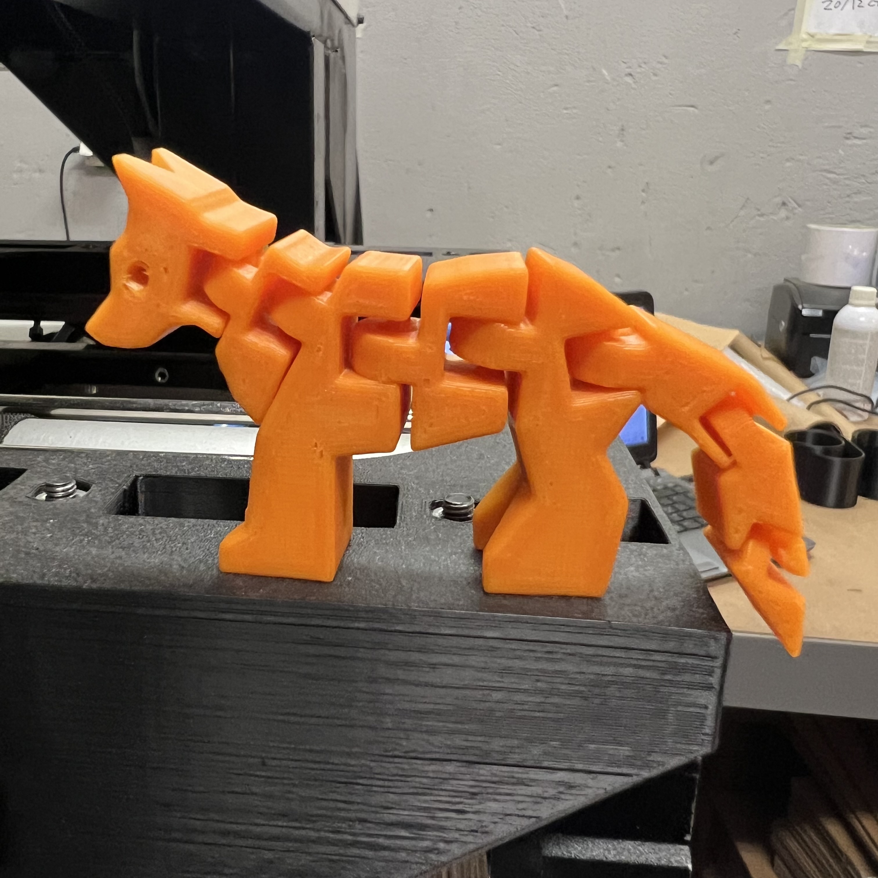 bild nr 1 på produkten: Flexi Räv - Rörliga Leder