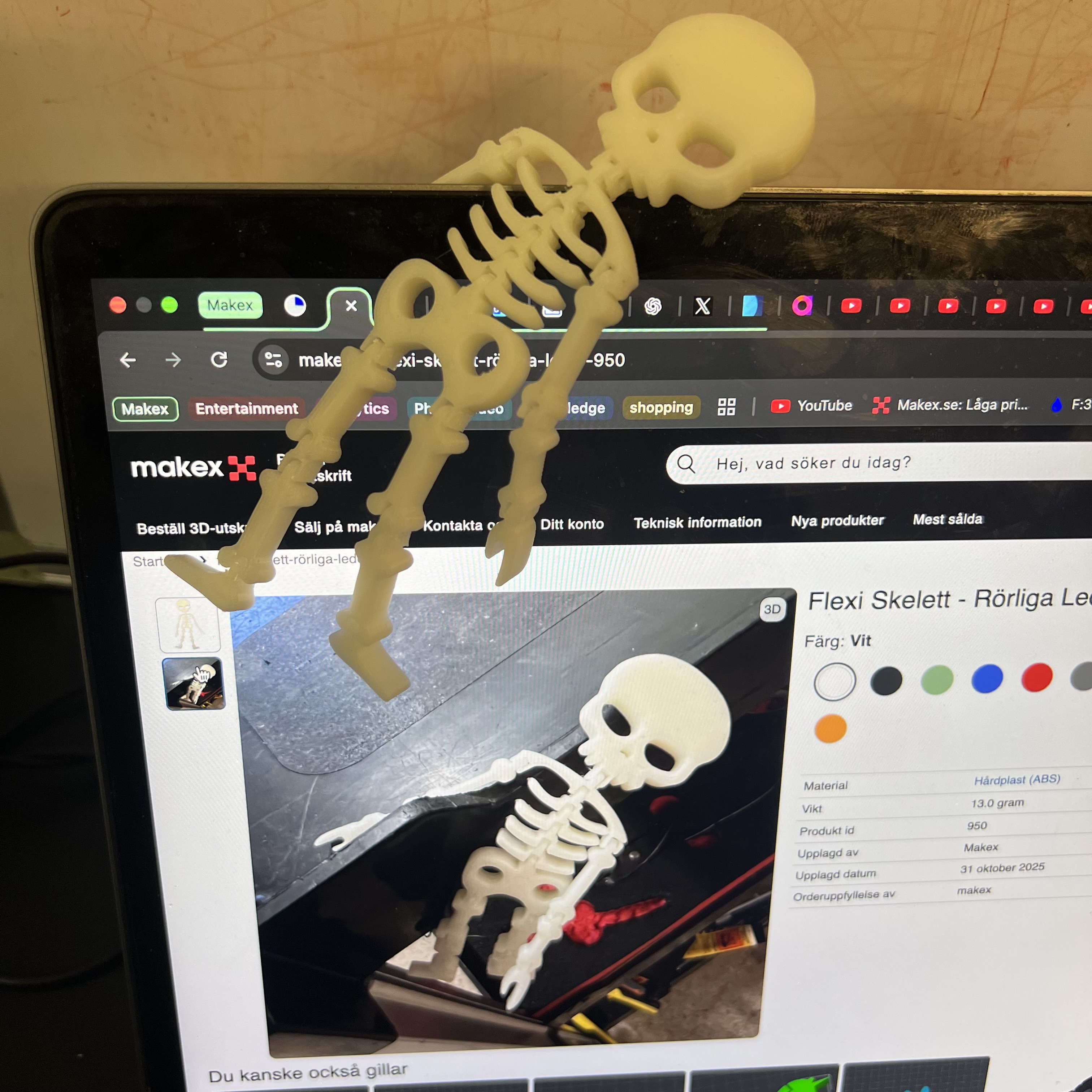 bild nr 4 på produkten: Flexi Skelett - Rörliga Leder