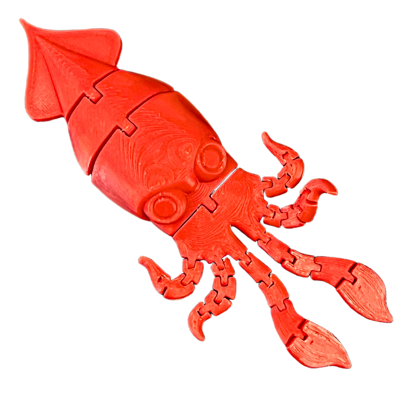 Bild på 3D printad produkt med namn: Flexi Bläckfisk - Rörliga Leder