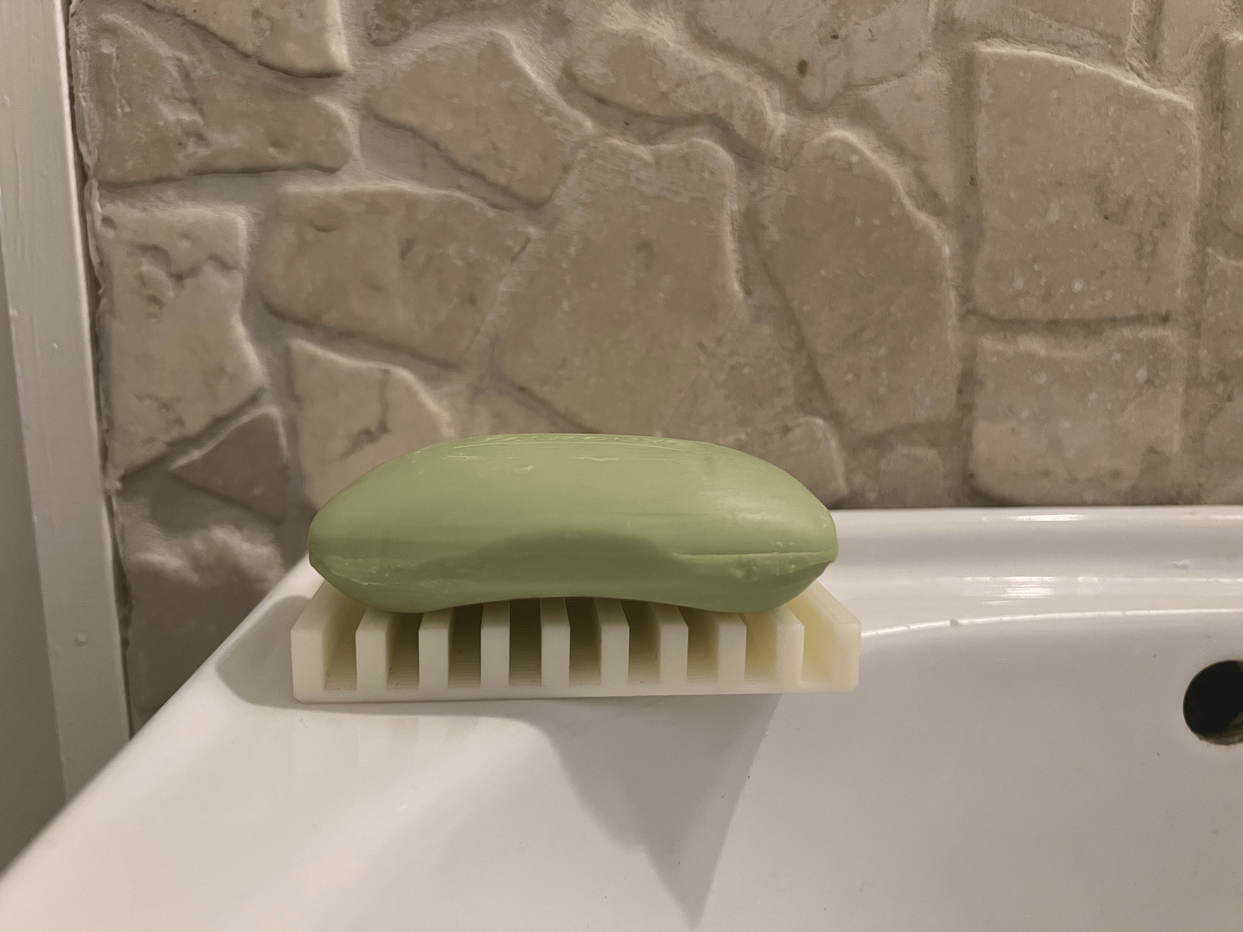 Extra bilder på produkten: Tvålfat Rektangulär Tvålhållare För Handtvål - Med Avrinning