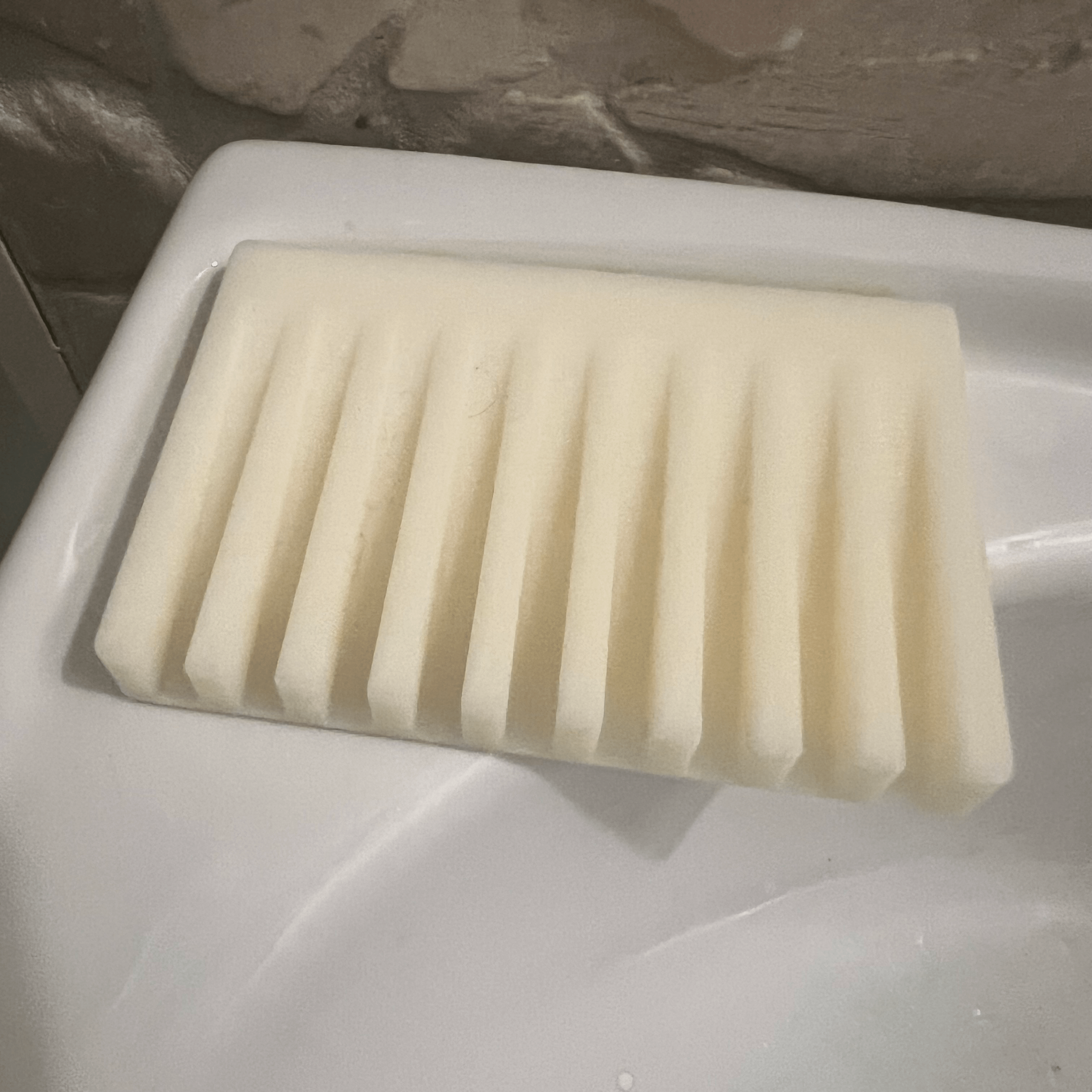 bild nr 3 på produkten: Tvålfat Rektangulär Tvålhållare För Handtvål - Med Avrinning