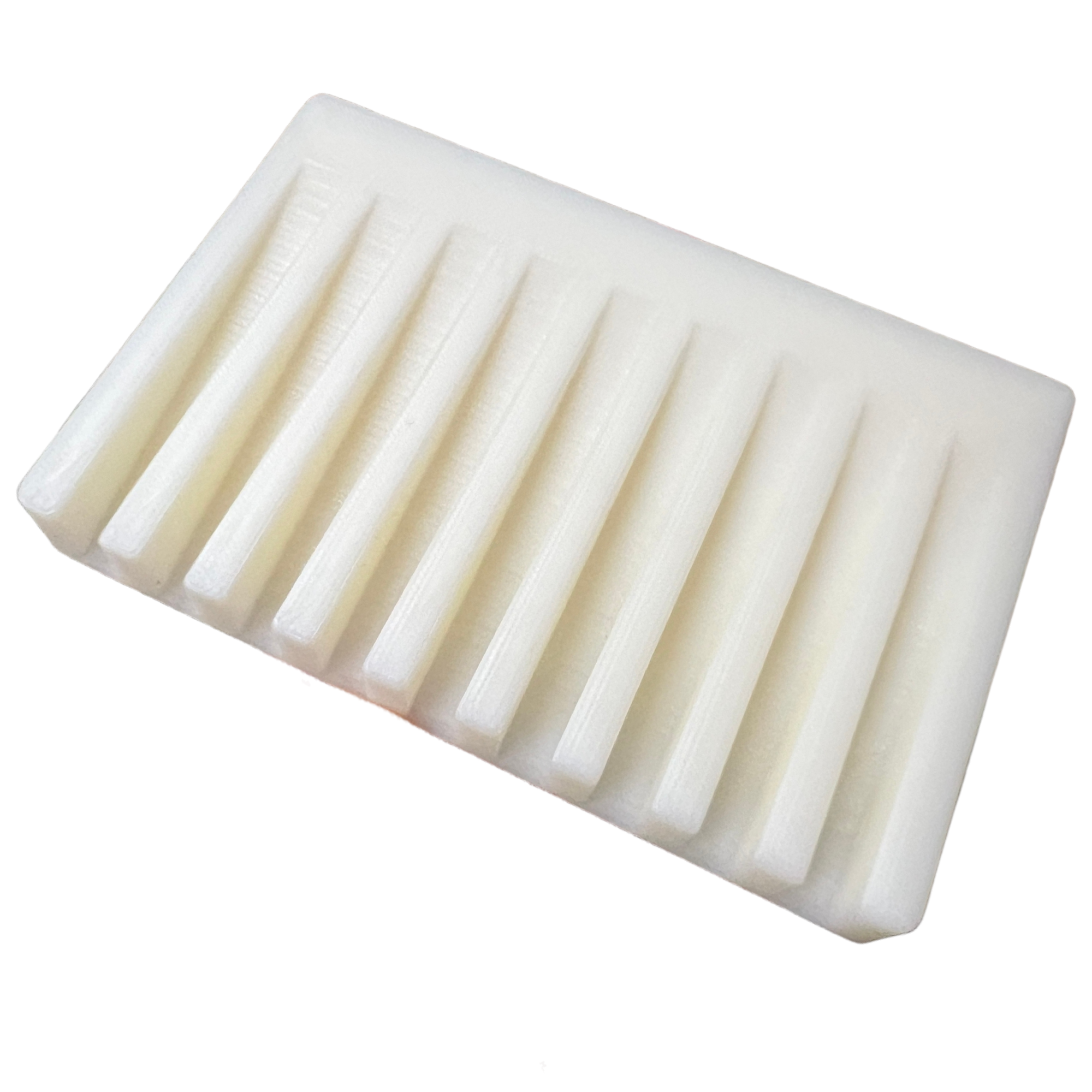 Bild på 3D printad produkt med namn: Tvålfat Rektangulär Tvålhållare För Handtvål - Med Avrinning