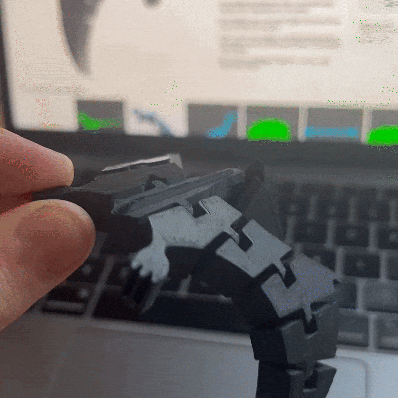 GIF på produkten: Flexi Pterodactylus - Med Rörliga Leder - Dinosaurie