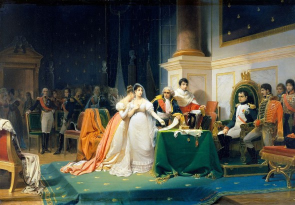 Развод императрицы Жозефины, художник Генри-Фредерик Шопин, 1843 г.