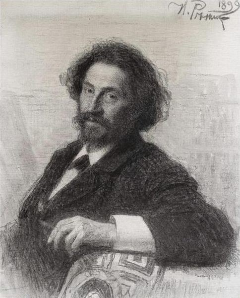 Автопортрет И. Репина (1899 г.)