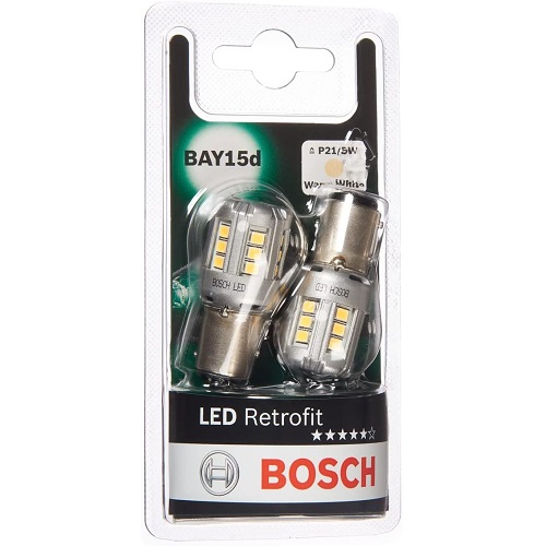 BOSCH 1987301521 - Автолампа світлодіодна P21/5W 12V 2,5W LED 4000K WARM к/т 2 шт