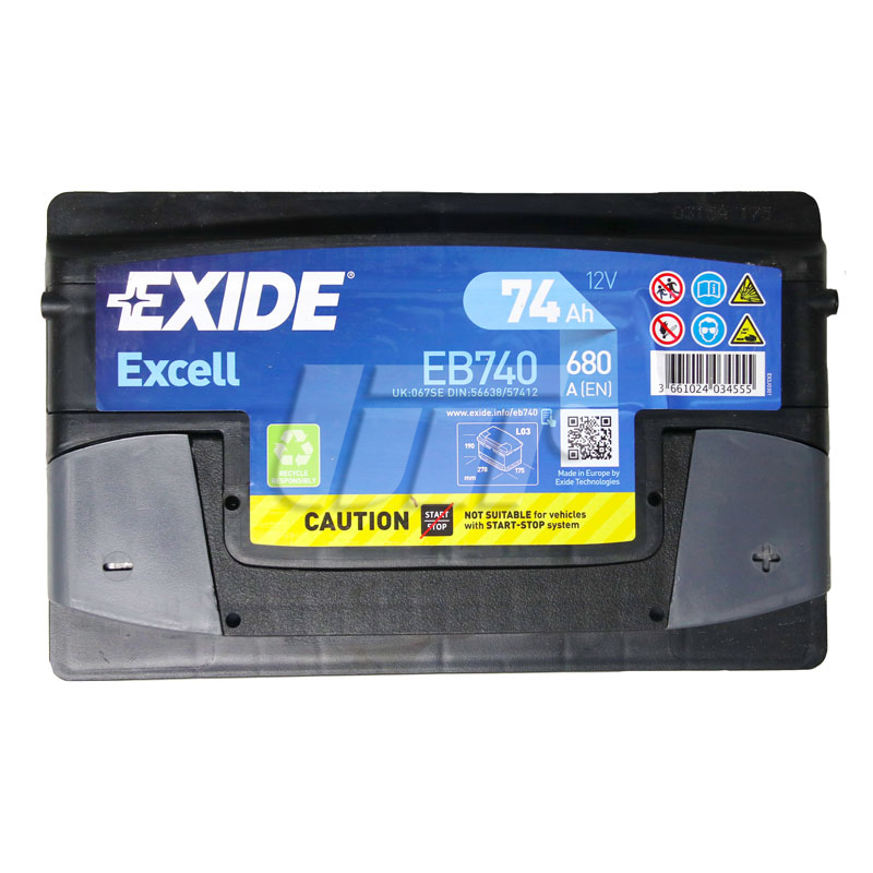 EXIDE EB740 image