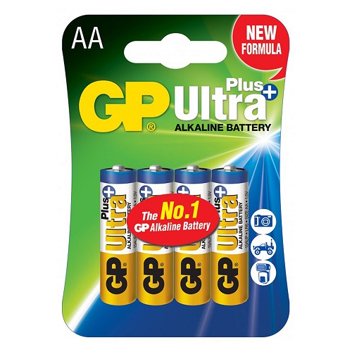 GP 63411 - Комплект батарейок ULTRA PLUS ALKALINE LR06(AA) (4шт/уп) ціна за комплект