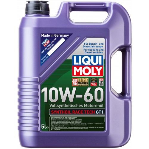 LIQUI MOLY 1944 - Масло моторное синтетическое synthoil race tech gt 1 10w-60,