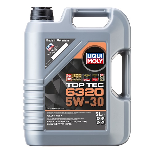 LIQUI MOLY 23167 - Олива моторна LIQUI MOLY TOP TEC 6320 5W-30 5л