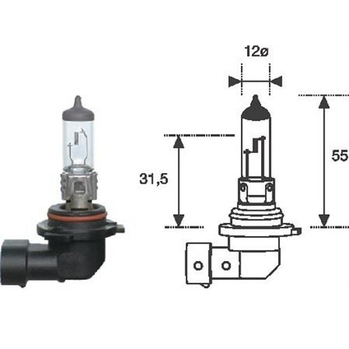 002577300000 MAGNETI MARELLI - Лампа розжарювання, фара дальнього світла