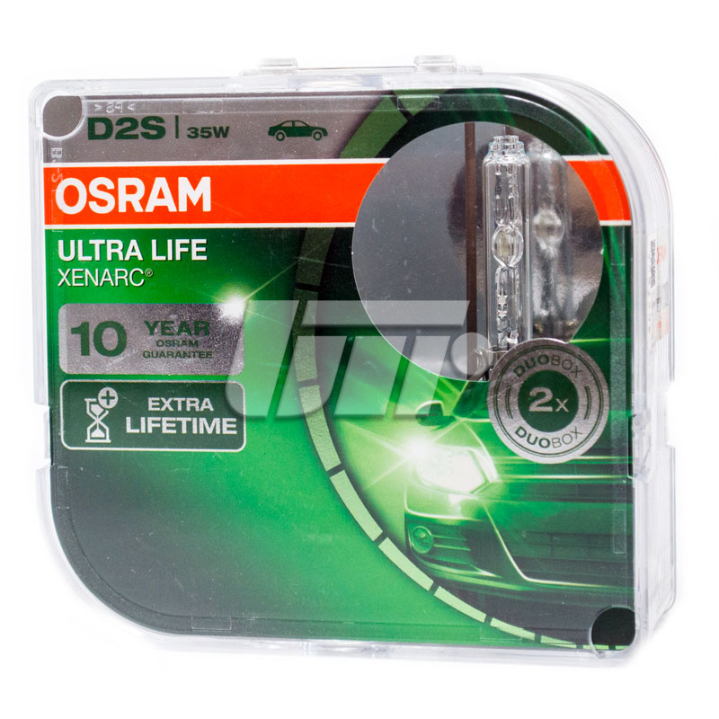 OSRAM 66240ULT DUO - (к/т 2 шт) Автолампа ксенонова 4350K OSRAM (35W P32D-2)