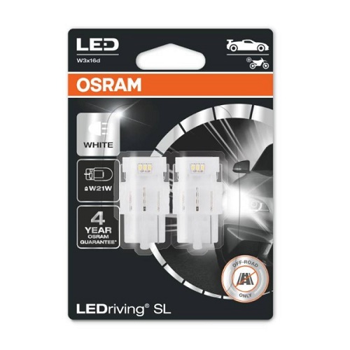OSRAM 7505DWP-02B - (к/т 2 шт) Лампа світлодіодна Osram LED (3W 12V 6000K)
