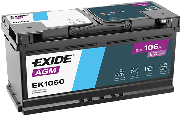 EXIDE EK1060 - Стартерний акумулятор AGM