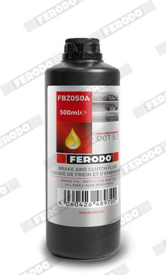 FERODO FBZ050A - Гальмівна рідина гідравлічна Ferodo (DOT 5.1) 0.5л