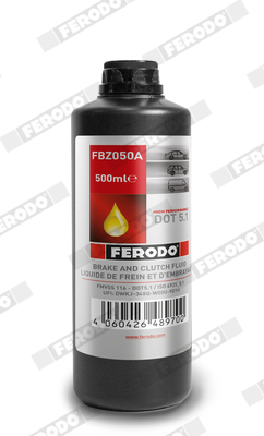 FBZ050A FERODO - Гальмівна рідина гідравлічна Ferodo (DOT 5.1) 0.5л