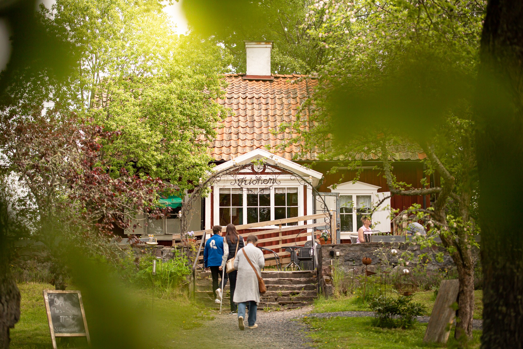 Café och lokalproducerad mat
