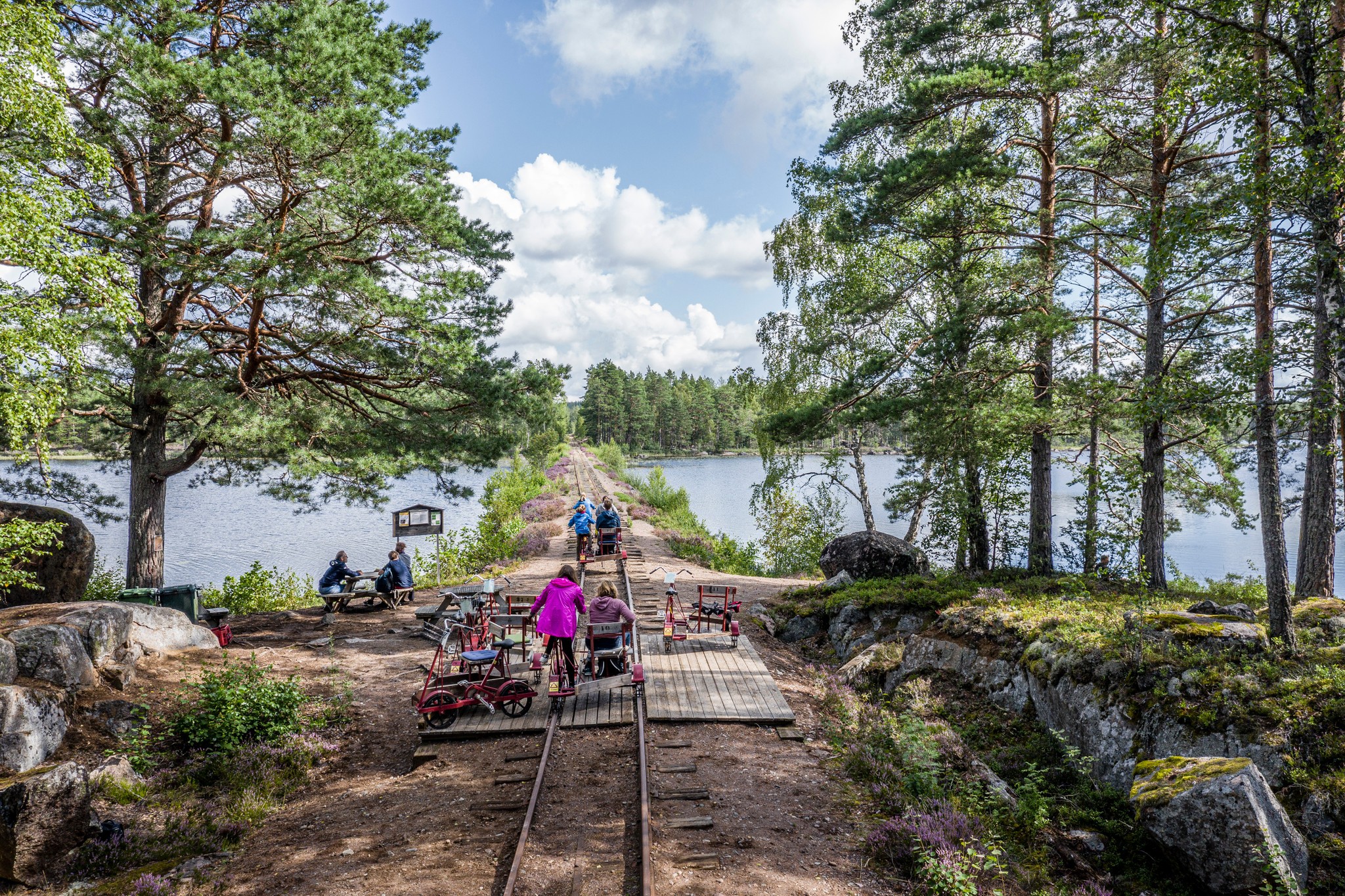 Cykla dressin på Smalspåret – Hultsfred