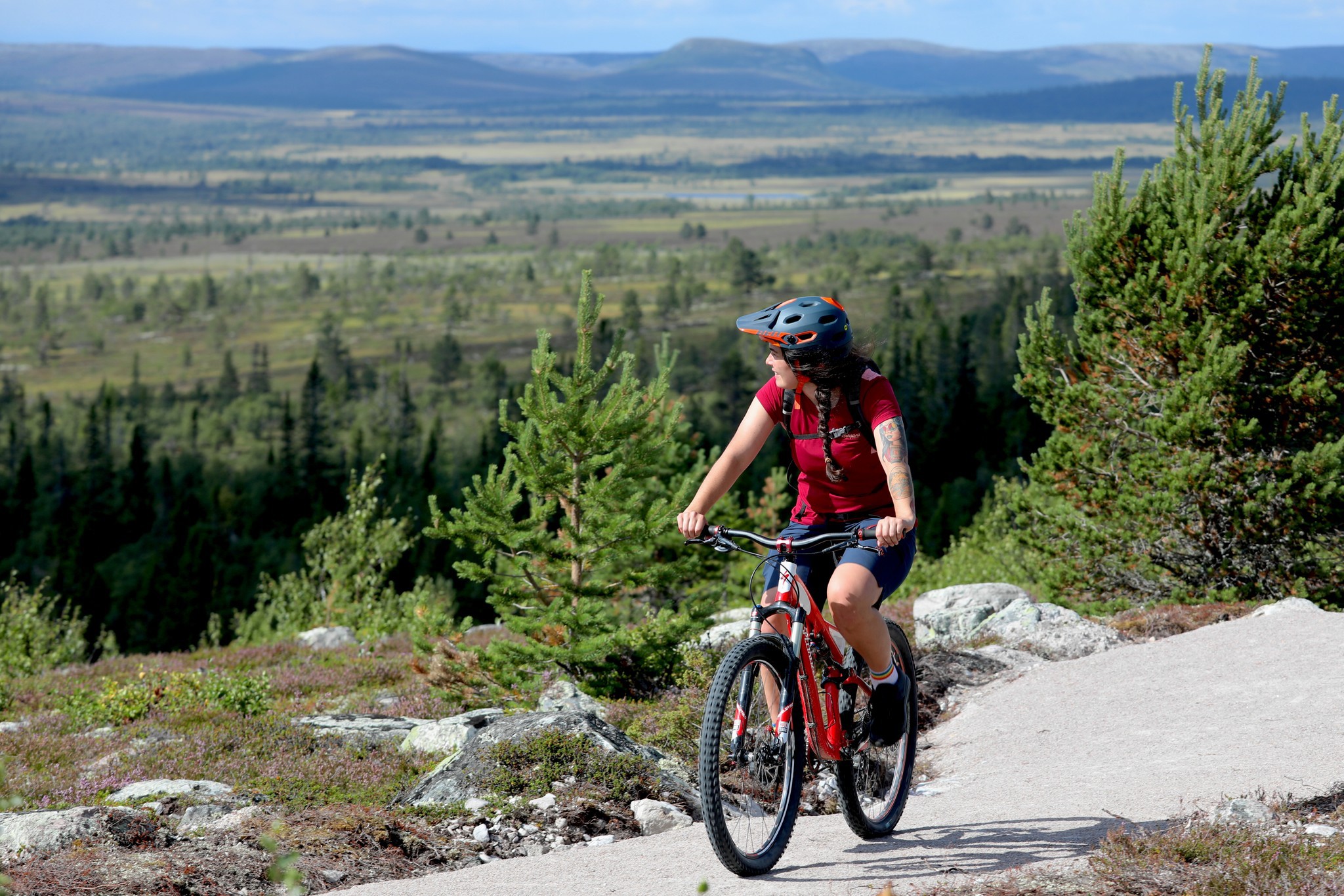 Stigcykling / Fjällcykling i Lofsdalen