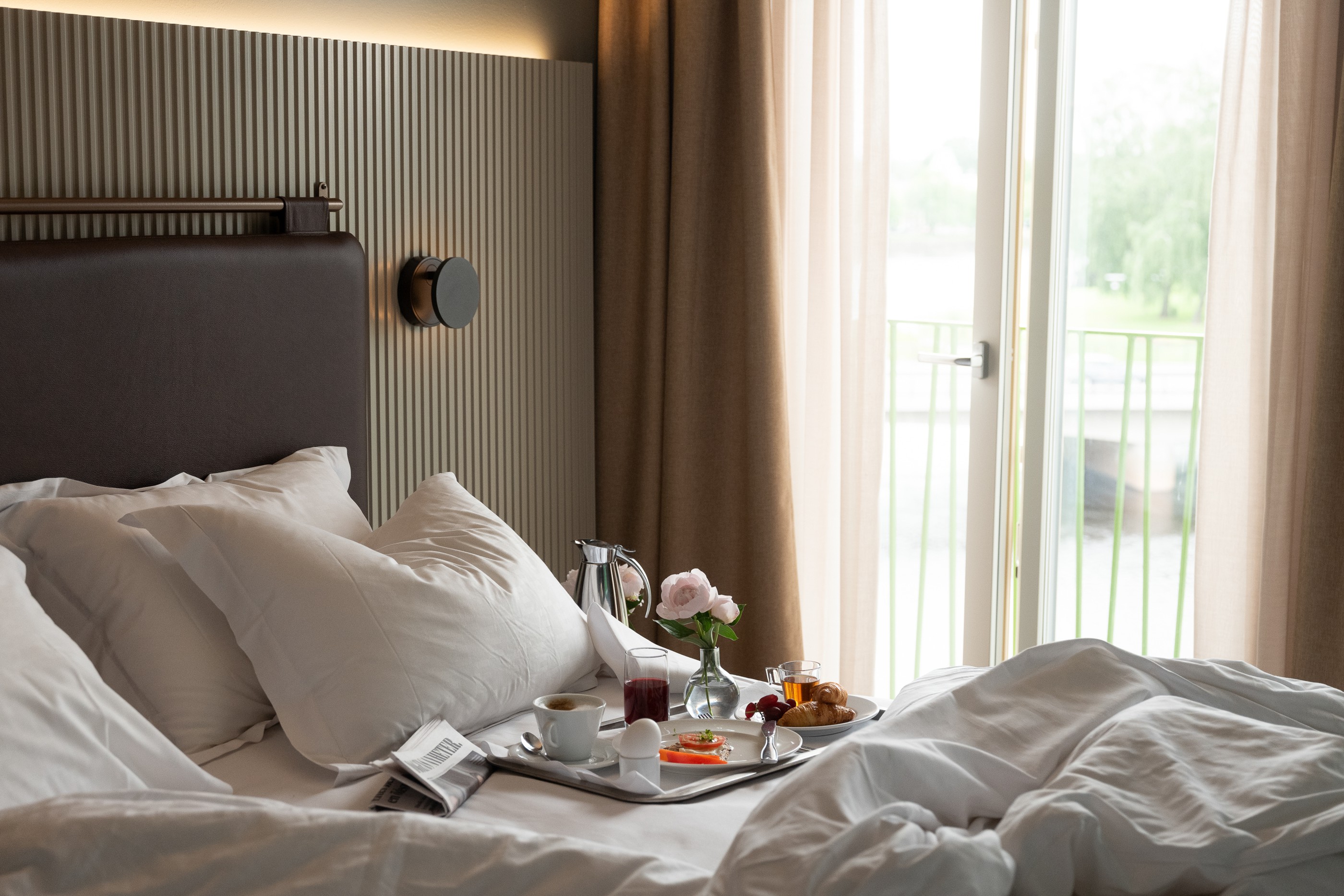 Hotell och spa med utsikt över Klarälven