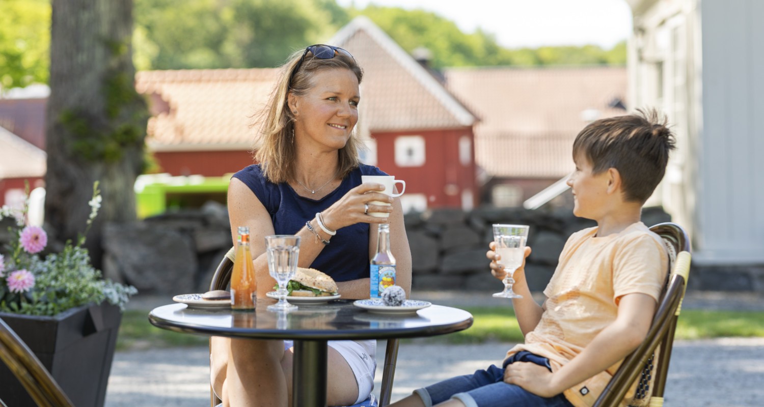 Trädgårdscaféet på Råda Säteri
