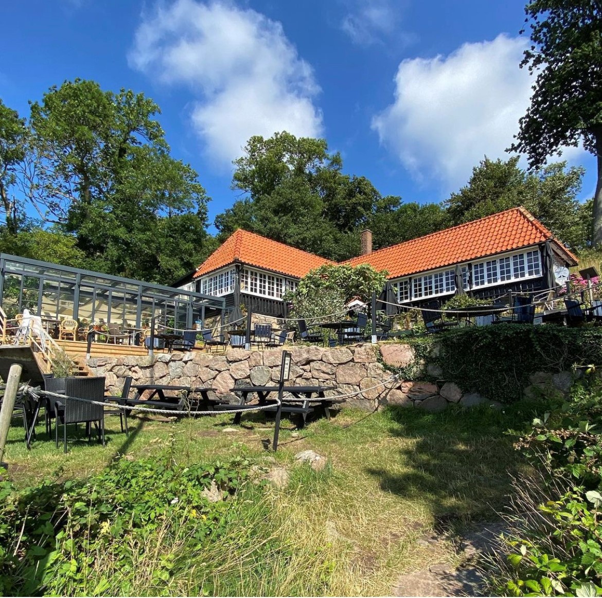 Sjyst mat med fantastisk havsutsikt