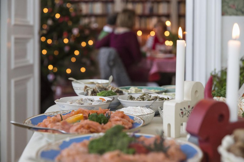 Buffet de Noël à la suédoise