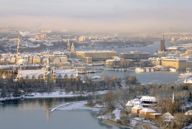 Stockholm en hiver