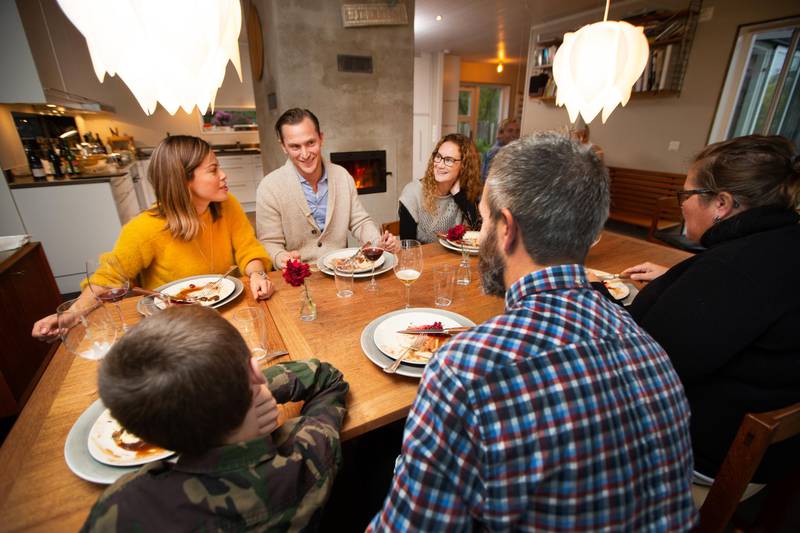 Abendessen bei David at Home in Stockholm