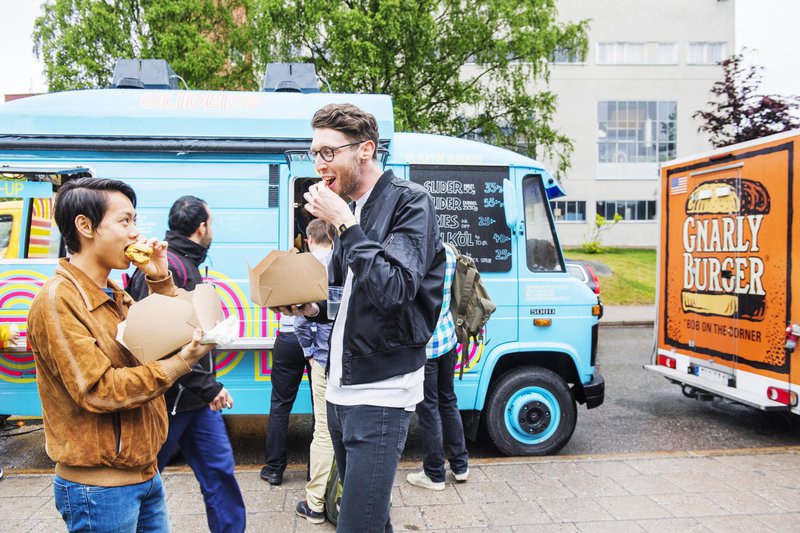 Food trucks à Stockholm