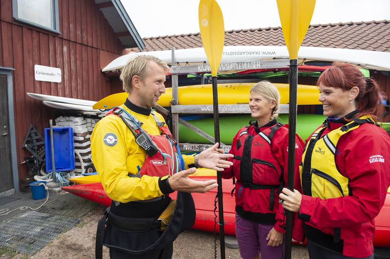 Paddling in West Sweden