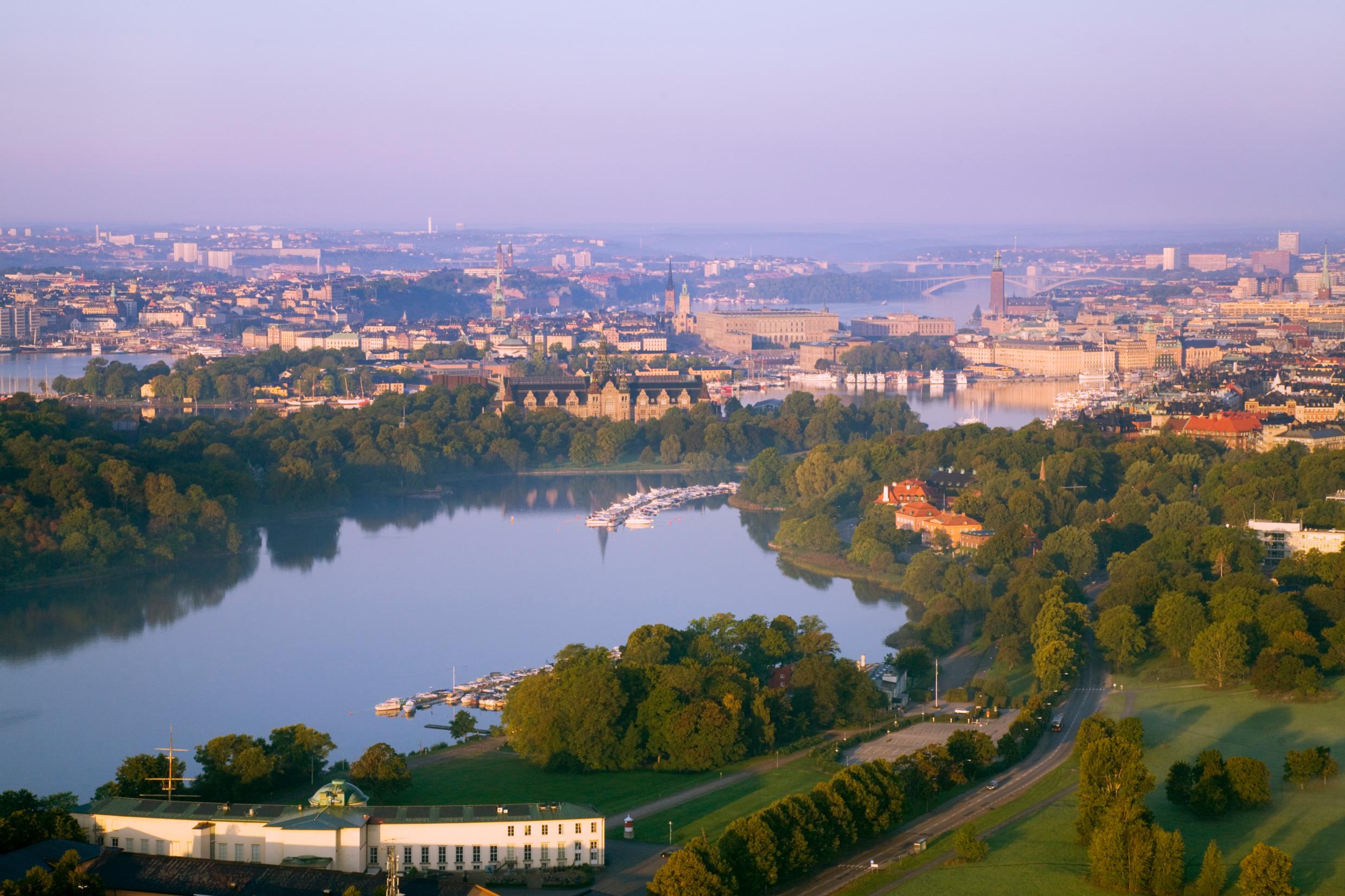 Uitzicht over Stockholm