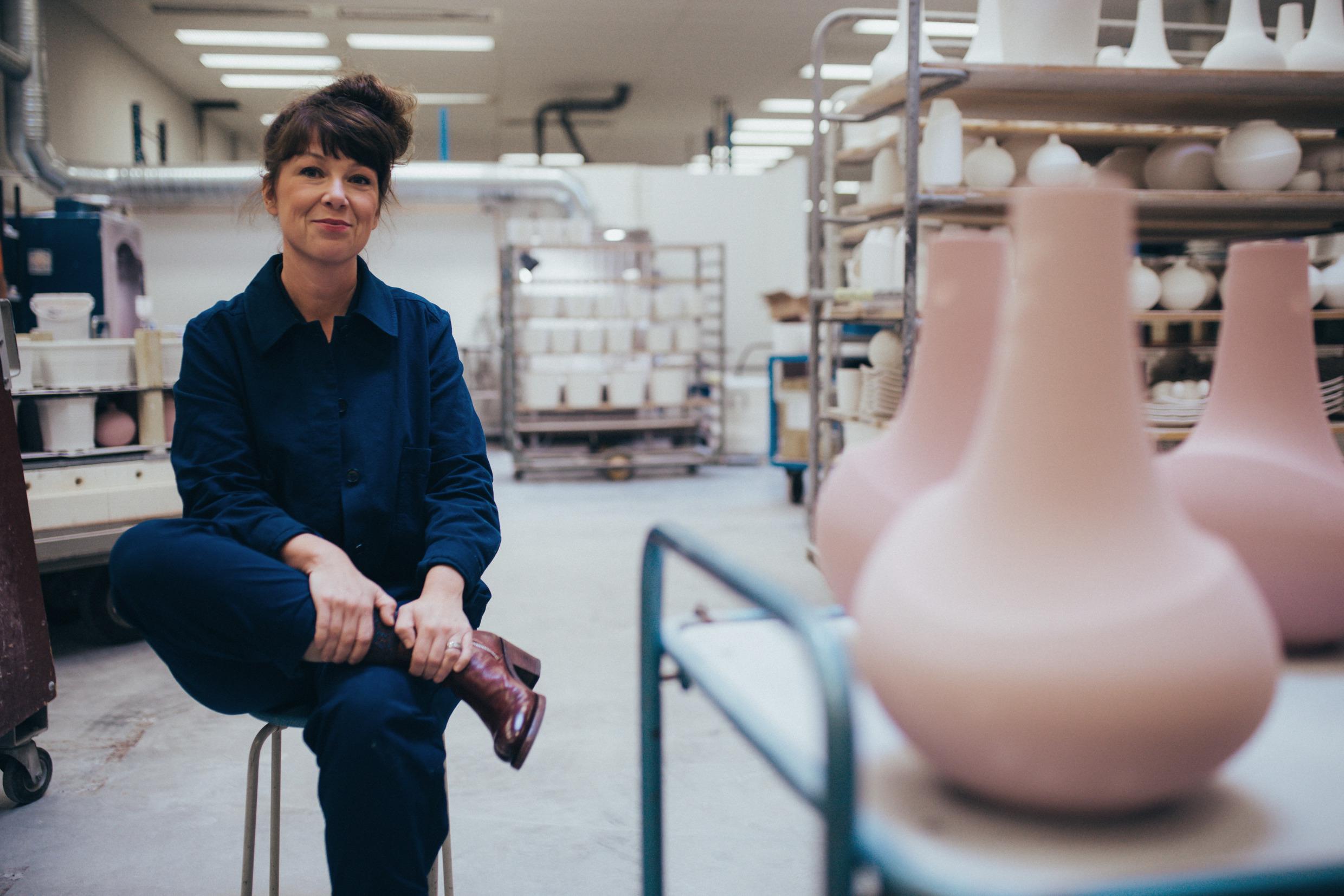 Designerin Anna Elzer Oscarson