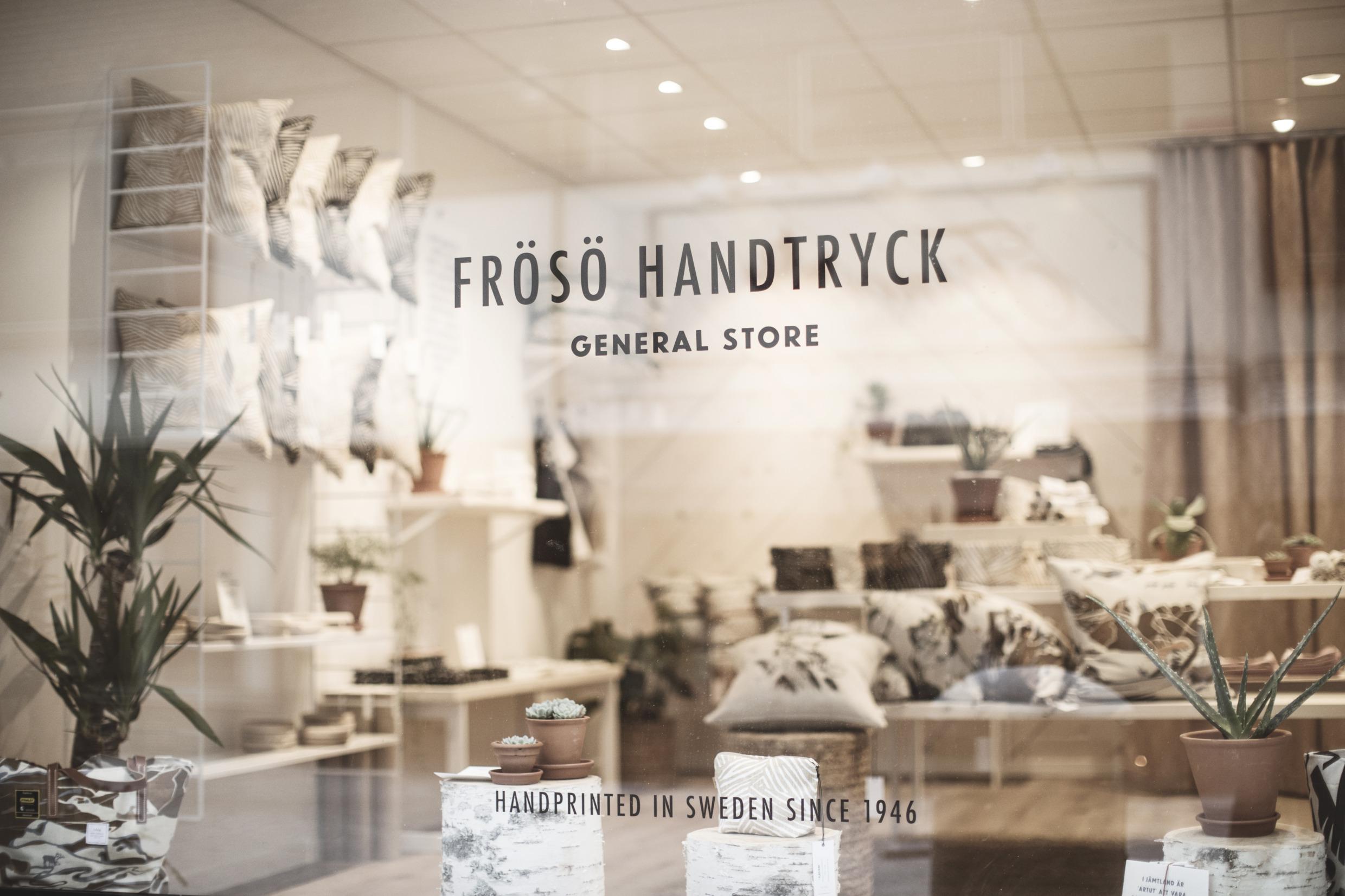 Textildesigngeschäft Frösö Handtryck