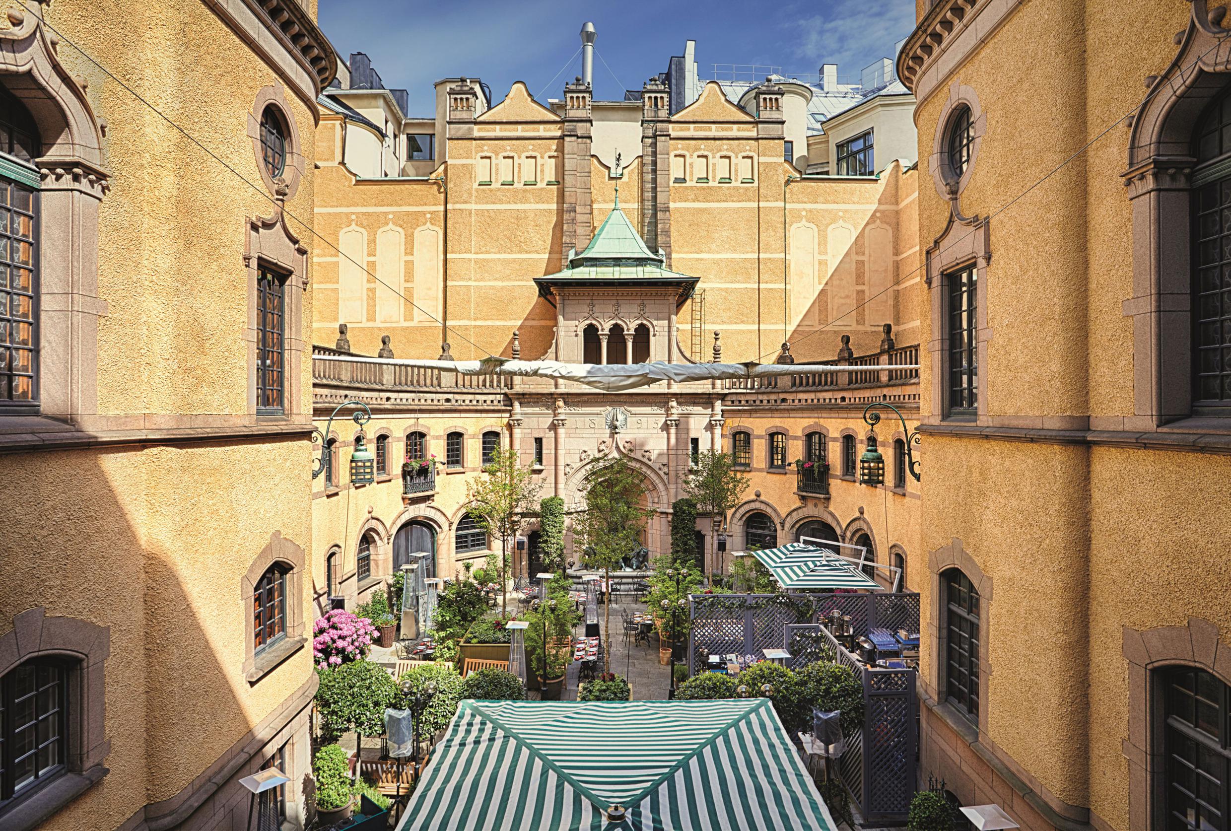 Der Innenhof des Hallwyl Hauses