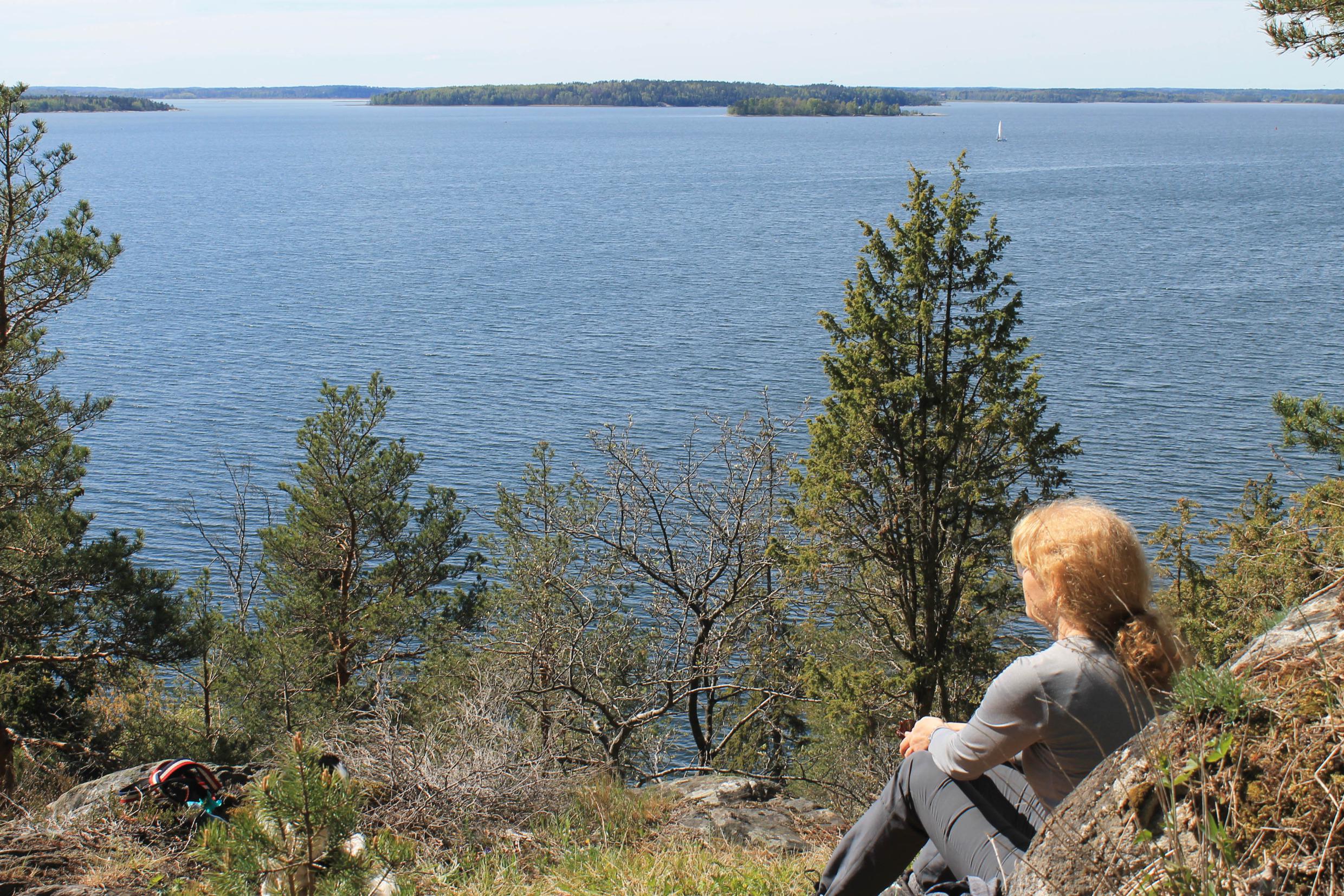 Wanderung auf dem Marmorbruksleden, Norrköping
