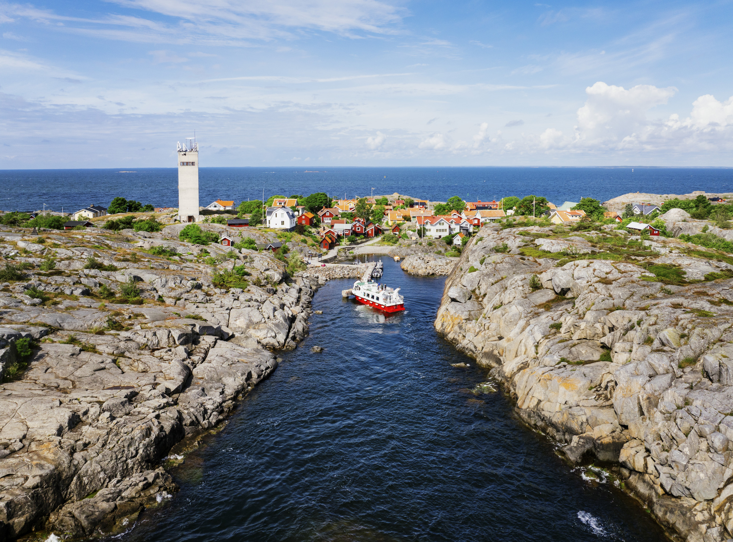 In Landsort auf der Insel Öja.
