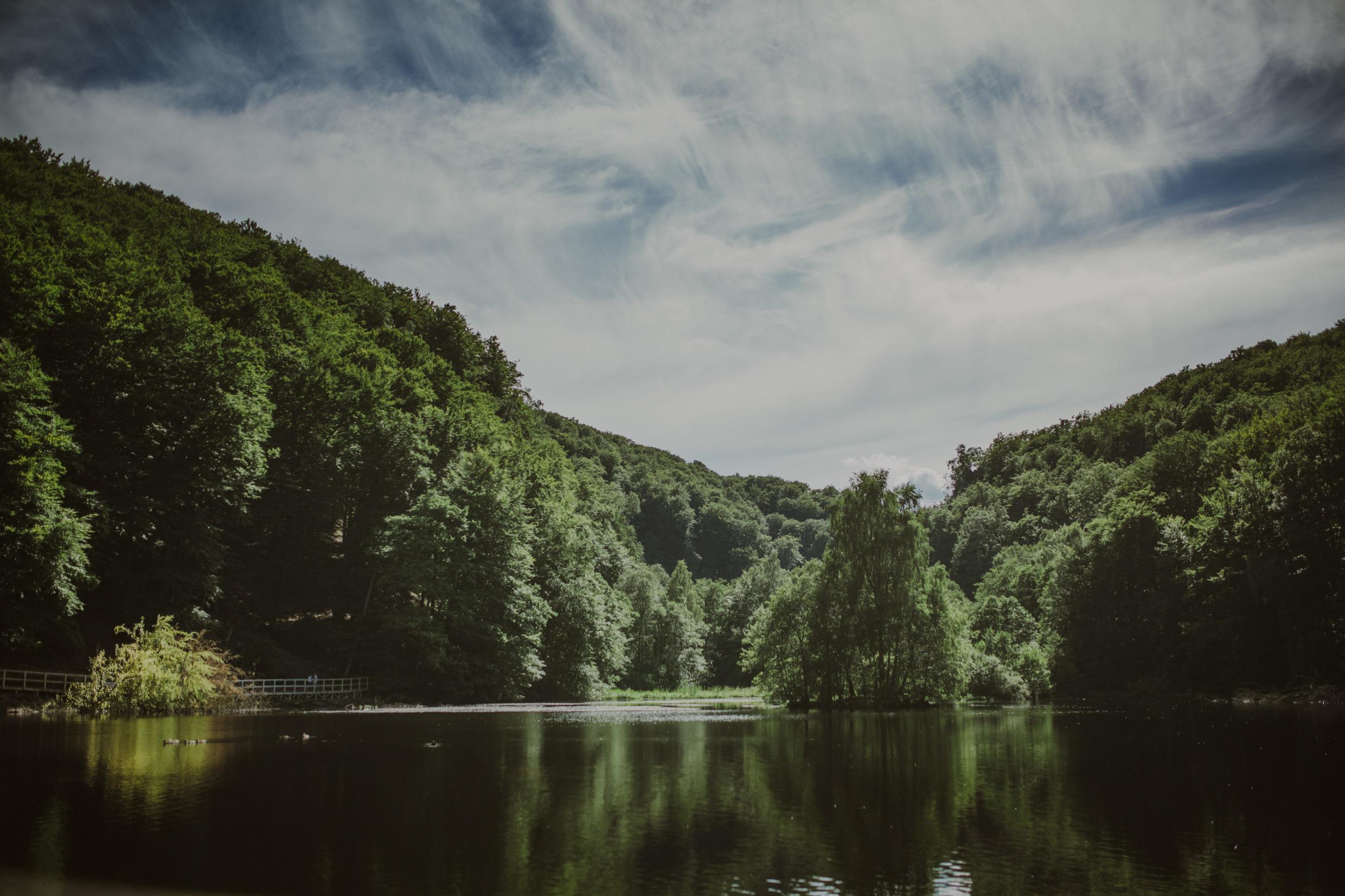 Meer en groen in Söderåsen National Park, Skåne
