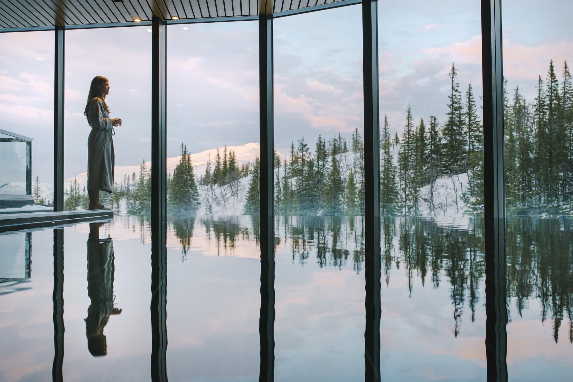 De spa bij Copperhill Mountain Lodge, Åre