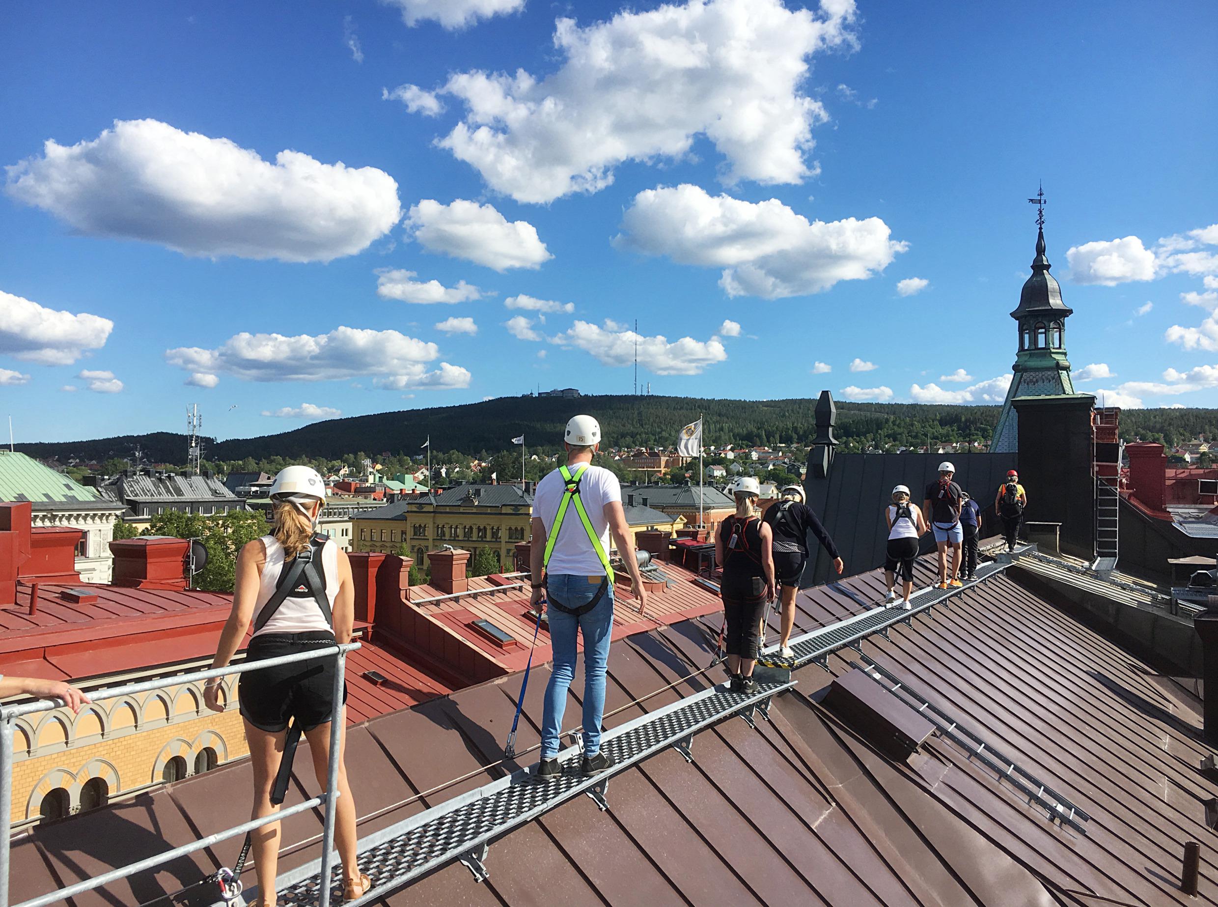 Dachwanderung in Sundsvall