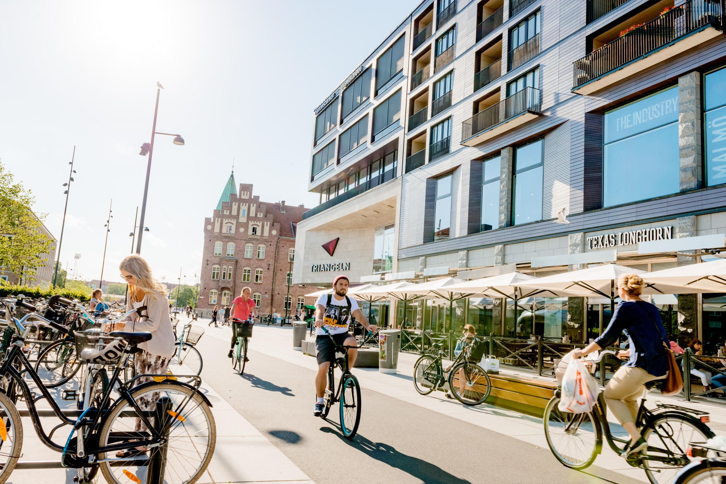 Fahrradroute vorm Triangeln, Malmö