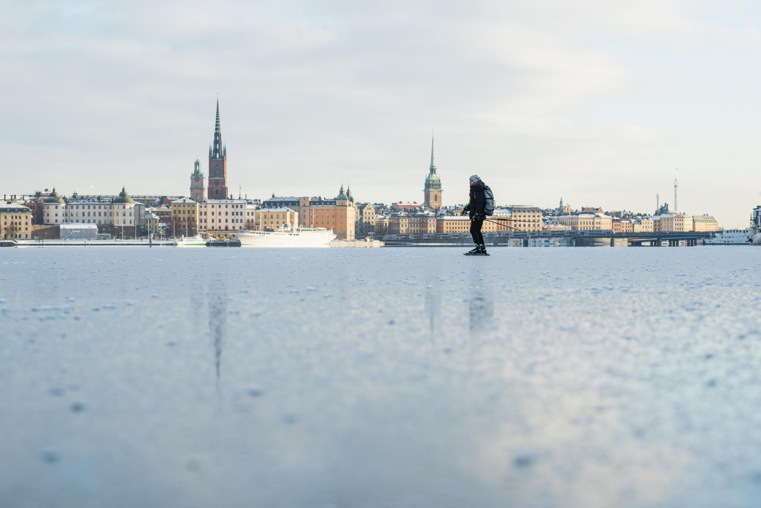Ice skating