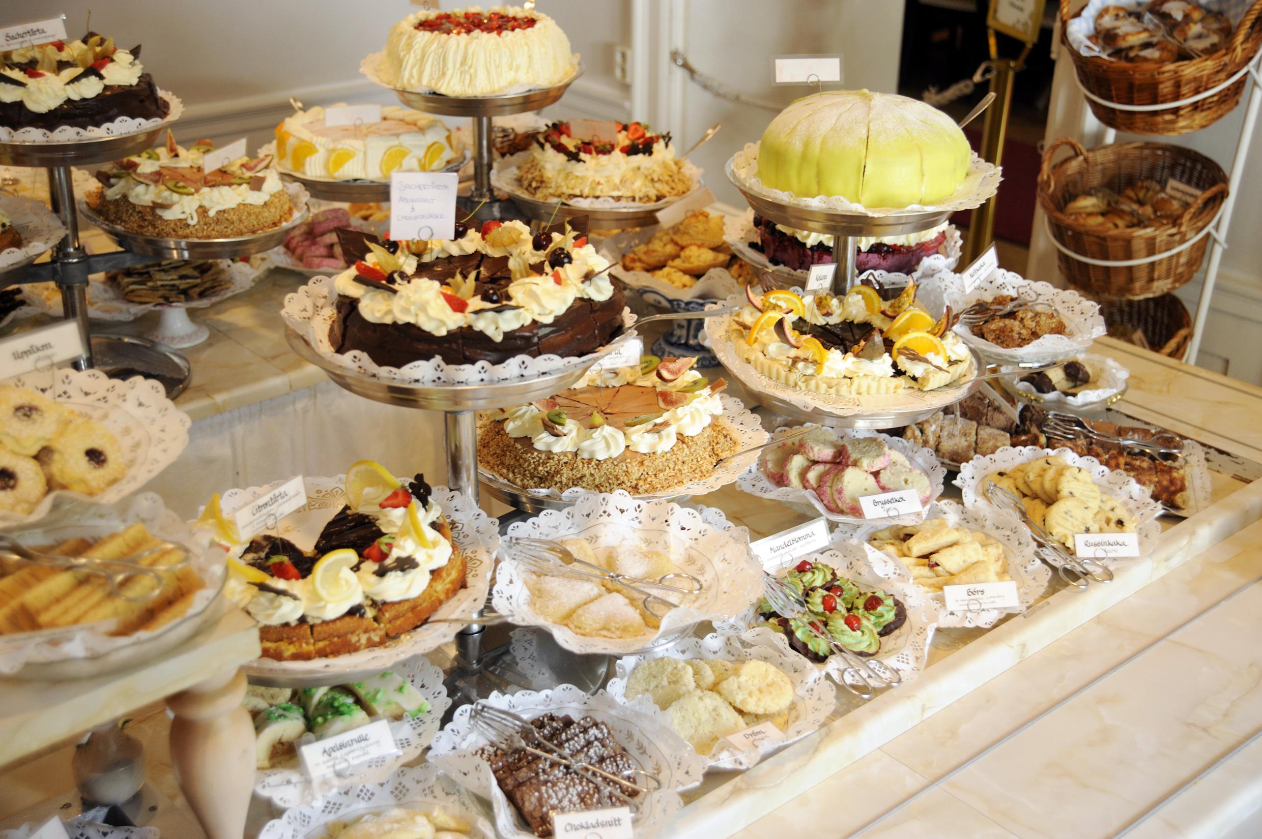 Kuchenbuffet von Schloss Taxinge